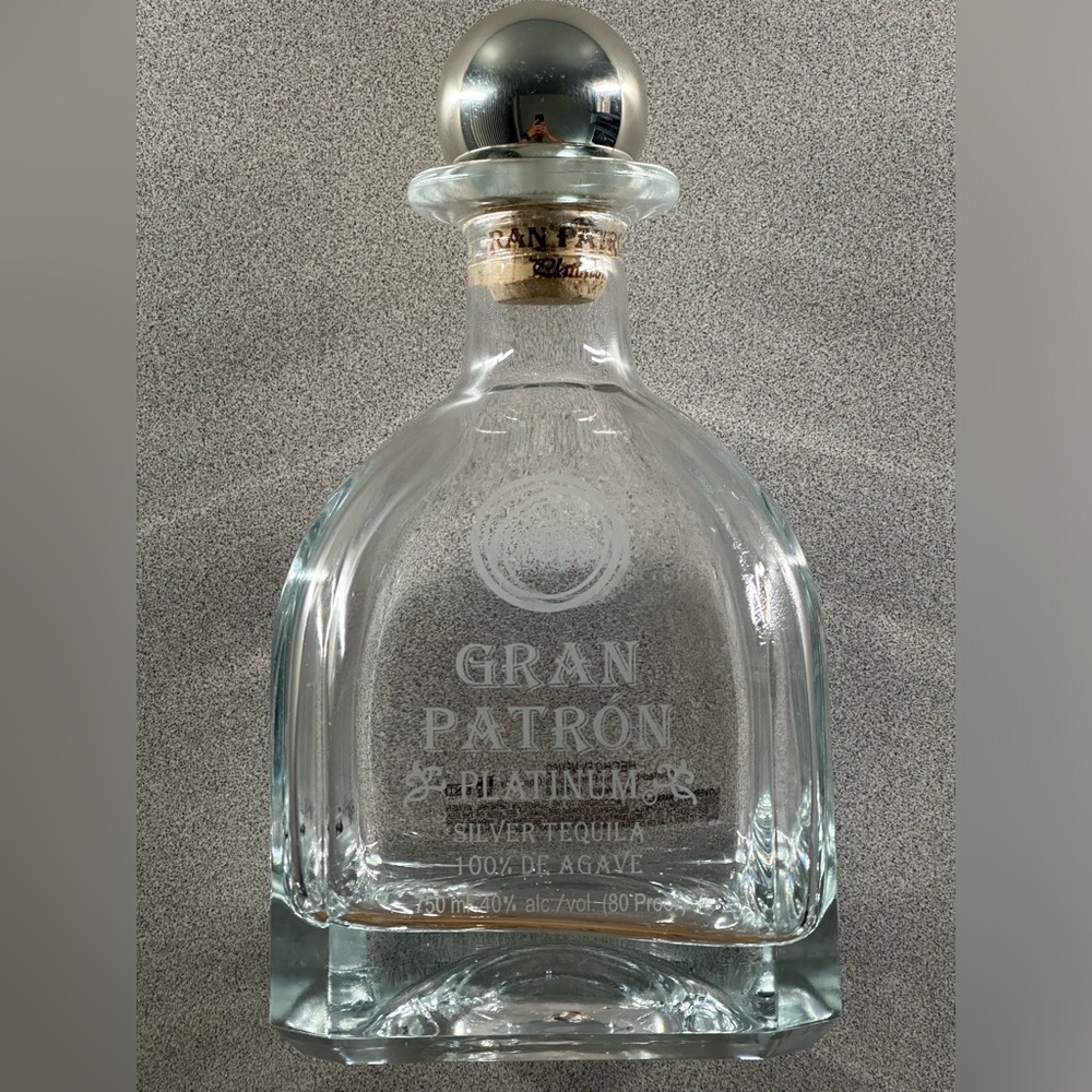 Gran Patron Platinum Empty Bottle